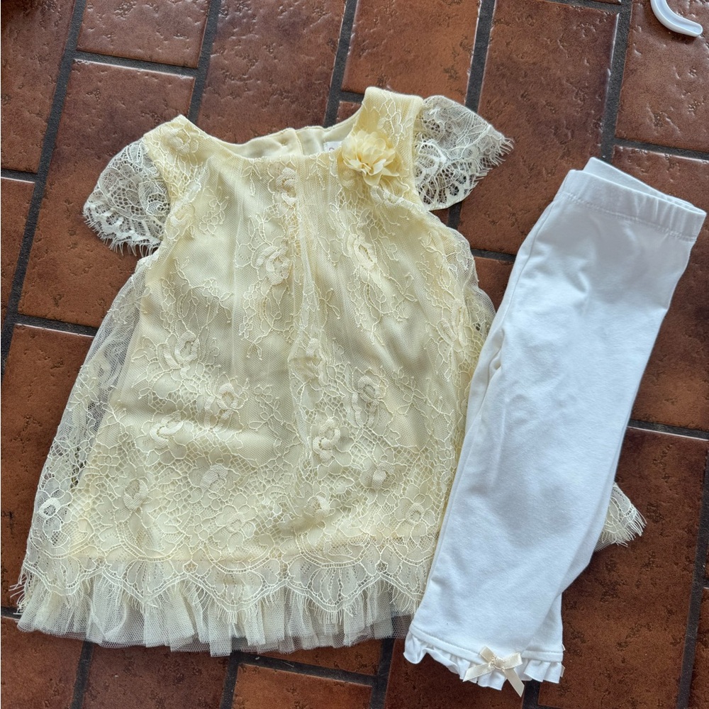 Nannette Cream Lace Dress